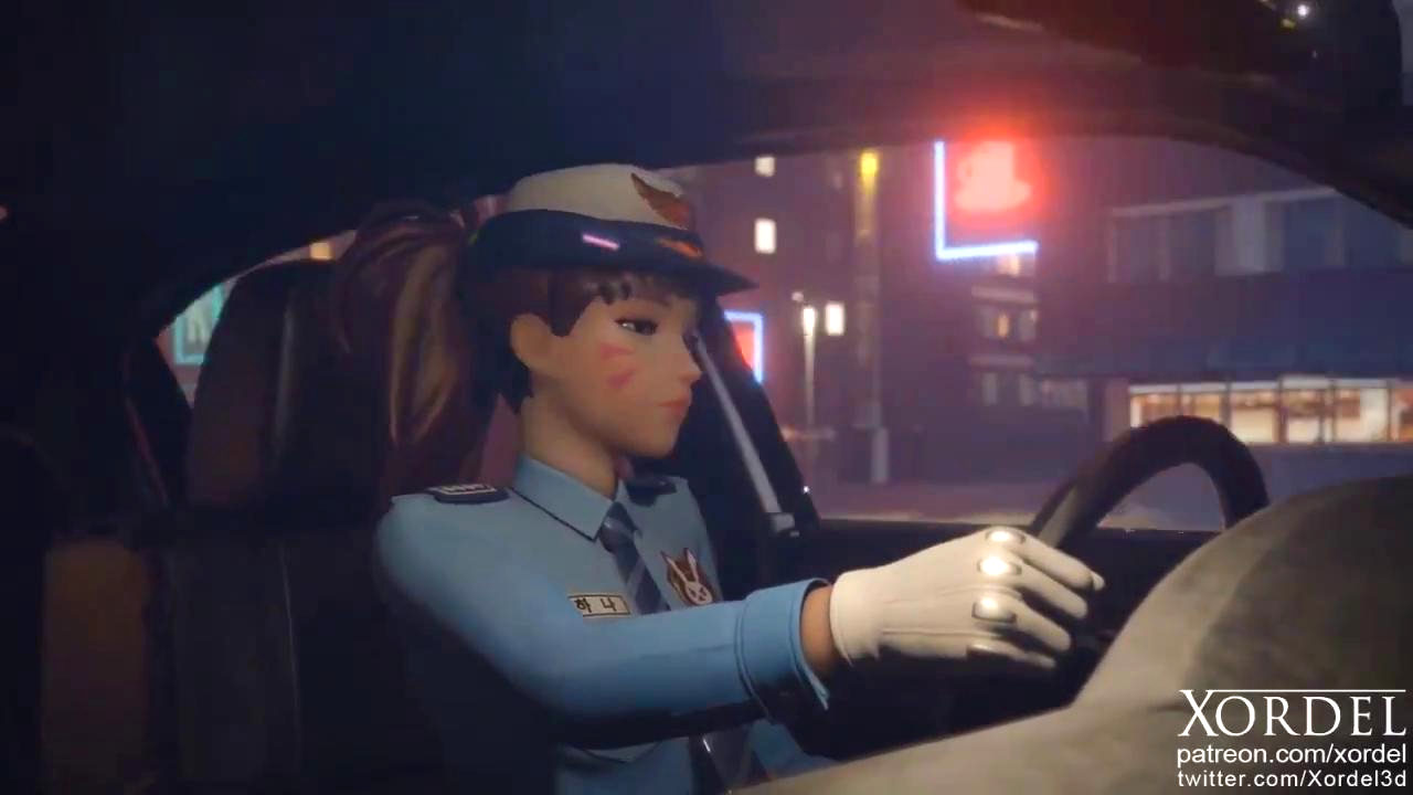 D.Va Police Patrol | Rule 34 Animated